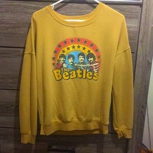 womens small beatles crewneck